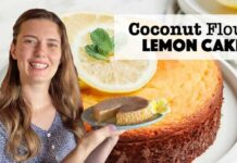 Coconut Flour Lemon Cake