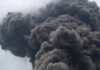Pollution’s Secret Role in Brain Aging Thick dark smoke billowing into the sky
