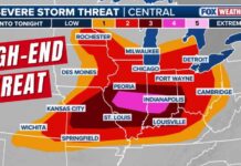 Tornado Level 4 Alert: Six States, Zero Breathing Room Rare Level 4 out of 5 Severe Weather Threat Targets the Midwest as Potential Outbreak Looms