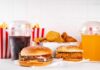 Can You Out-Exercise A Bad Diet? A variety of fast food items including burgers, fries, and drinks