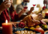Can Exercise Reverse a High-Fat Meal’s Effect on your Arteries? A beautifully roasted turkey surrounded by fruits and candles on a festive dining table