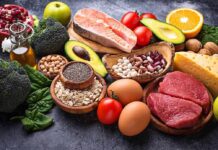 Bean Swap Drops ‘Bad’ Cholesterol Fast Assorted healthy foods arranged on a dark surface