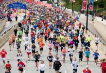 High Fat vs. High-Carb: What Is Best For Aging Endurance Athletes? Large crowd of runners in a city marathon